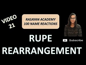 100 Name Reactions (021) - Rupe Rearrangement | Carbonyl Reaction | CSIR NET