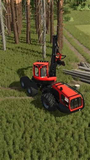 Tornado Destroyed My Forest… Cleanup Begins! 🌪️🌲 #FS25 #farmingsimulator25 #timelapse
