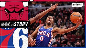 4K views · 32 reactions | Back-to-back wins for the Sixers!  Watch the latest Sixers Game Story for some notable highlights from Saturday night's win in Chicago! | Hyundai | NBC Sports Philadelphia | Facebook