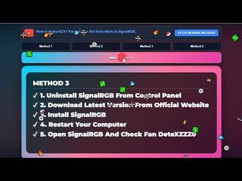 How to Make NZXT Kraken Plus AIO Fans Work in SignalRGB