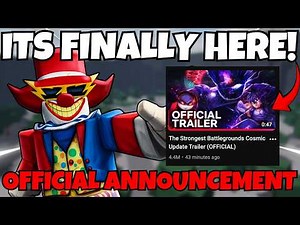 The Strongest Battlegrounds NEW OFFICIAL TRAILER IS FINALLY HERE! + OFFICIAL ANNOUNCEMENT