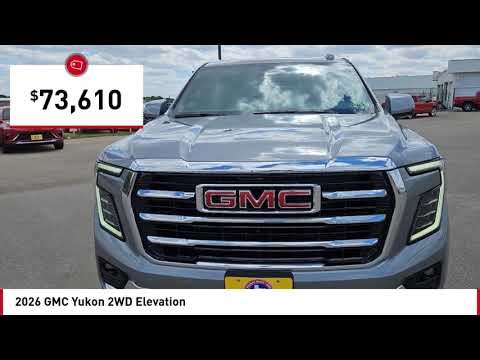 2026 GMC Yukon San Angelo TX W260053