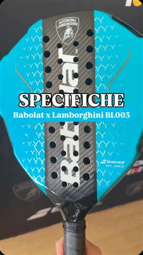 Emiliano Carchia on Instagram: "BL003 la terza pala @babolat_padel x @lamborghini La BL003 ha forma a goccia, telaio in carbonio, piatti in carbonio 3k e facce ruvide con alcune tecnologie innovative. La pala é #madeinspain ed ha due colorazioni. Il prezzo é di €600 Ti piace? Scrivilo nei commenti!! #babolat #lamborghini"