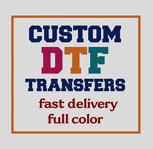 Custom DTF Transfers, Full Color Heat Transfer, Gang Sheet - Etsy