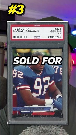 Most Valuable Fleer Rookie Cards from the 90's - 1993 Ultra Michael Strahan #footballcards