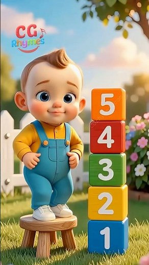 Let's Count 1-5 with Number Blocks and Sing with Fun! 🎶✨ #shorts
