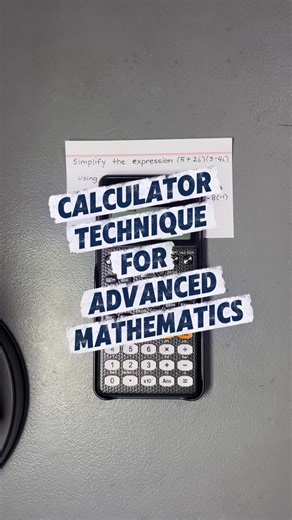 Calculator Technique for Advanced Mathematics using CALQ EG-991EX! #calculator #caltech #engineering #calq #calqeg991ex @CALQ PH-Scientific Calculators