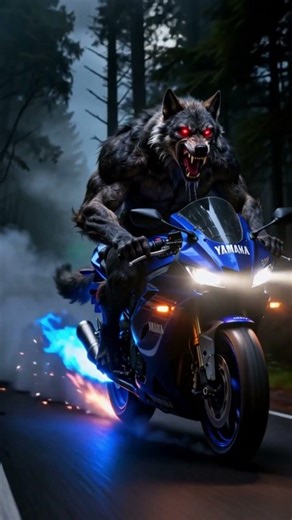 Yamaha bike Horror Ride #bikersboyz #animals #motorcycle #yamaha #shorts #horror
