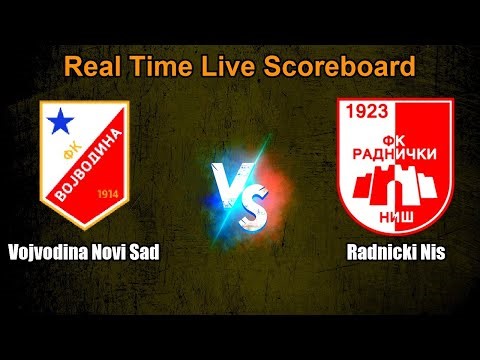 Vojvodina Novi Sad vs Radnicki Nis Live Score - Serbian Mozzart Bet Superliga