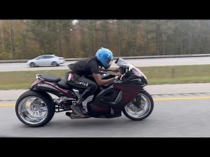 🚀 Full Throttle on CUSTOM Hayabusa 300 Fat Tire