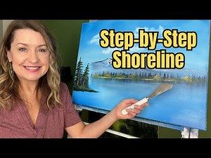 How to Paint Shorelines - Bob Ross Wet on Wet Technique