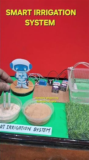 smart irrigation system working model #smartfarming #shortsfeed #ytshorts #shortsvideo #shorts