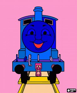 Thomas coloring page, printable Thomas