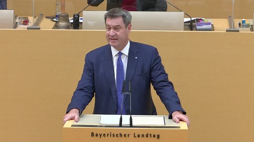 Regierungserklärung von Ministerpräsident Söder zur Coronakrise