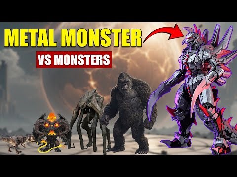 Mecha Gigan vs Giant Monsters | 3D Giant Monster Size Comparison 2025