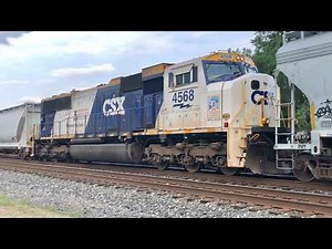 Big Train With 50th Anniversary Operation Lifesaver DPU Slamming The Railroad Diamonds In Deshler Oh