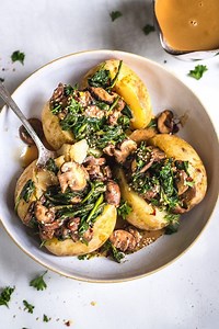The Ultimate Stuffed Baked Potatoes with Mushrooms - Two Spoons