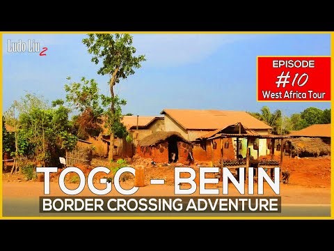 Togo Benin Border crossing - Africa Travel Adventure on a motorcycle - West Africa Okada tour #10