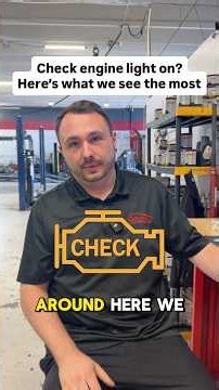 The most common Check Engine Lights we see at our shop #automotive #checkenginelight #cartips