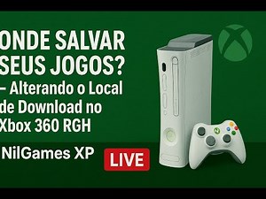 🟩 ONDE SALVAR SEUS JOGOS? – Alterando o Local de Download no Xbox 360 EXPLOIT - RGH
