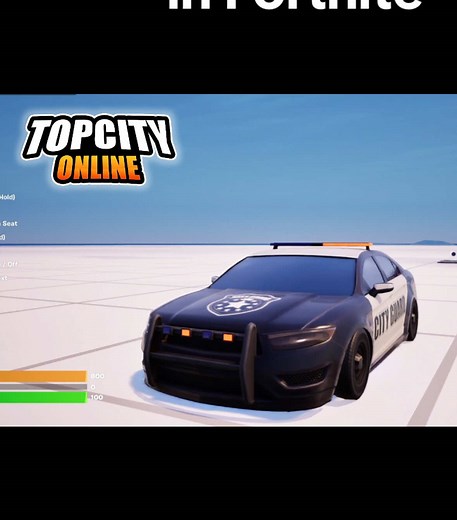 GTA 5 Style Police Cars in Fortnite