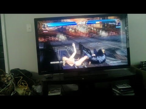 Tekken Tag Tournament 2 Request King Figure Four Leg Lock on Nina Swimsuit Ryona 3