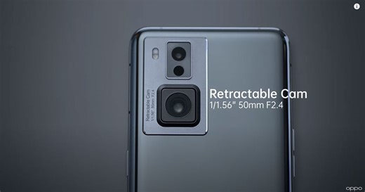 Oppo dévoile une caméra pour smartphones avec zoom rétractable