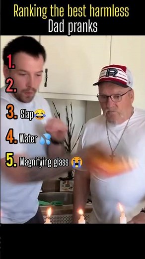 Ranking the best harmless dad pranks 😂 #shorts