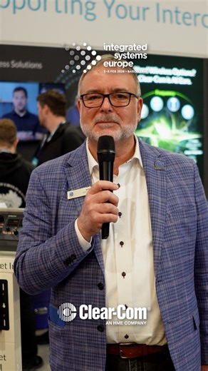Clear-Com | ISE 2026 – Barcelona Clear-Com is showcasing professional communication systems at ISE 2026, designed to keep production teams connected across live, broadcast, and installed environments. From the award-winning FreeSpeak Icon™ to the all-new 4-Channel HelixNet beltpack, Clear-Com is bringing its most advanced intercom solutions to the show. Whether wired, wireless, or virtual, the Clear-Com ecosystem delivers clarity, reliability, and scalability for every production challenge. Inte