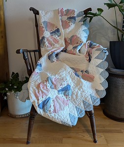 Dresden Plate Quilt With Ice Cream Cone Border - Etsy