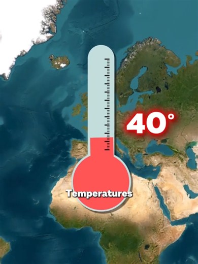 Europe is being cooked right now, but what’s the reason for this heatwave? #weather #Summer #rain #sun #sweat