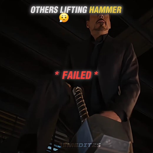 Trying to lift Thor's hammer 😂