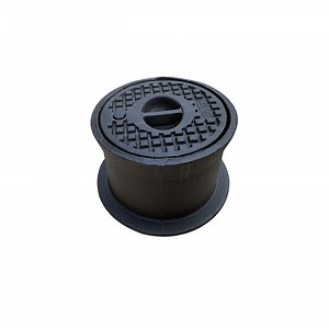 [Hot Item] Black Bitumen Coated Ductile Iron Di Round Surface Box for Fire Hydrant