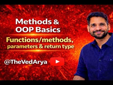 Java Methods Tutorial 🔥 Parameters & Return Type Explained (Hindi)