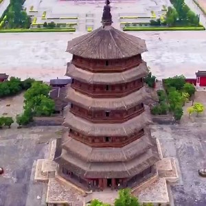 2.8K views · 104 reactions | Sakyamuni Pagoda took 150 years to build and has stood the test of time for nearly 1,000 years to rank as the last surviving wooden pagoda in China. At a towering 67 m (220 ft), this octagonal shrine commissioned during the #LiaoDynasty is wreathed in mystery, with several of its nine stories hidden from external view. #History | China Plus Culture | Facebook