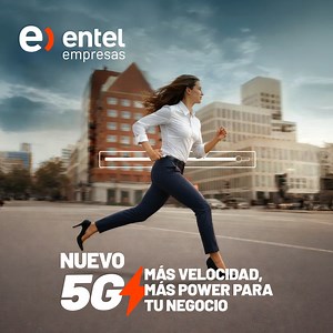 Lleva al siguiente nivel la velocidad y estabilidad de conexión de tu negocio con la nueva red 5G móvil de Entel Empresas. ¡Cámbiate ya! | Entel Empresas