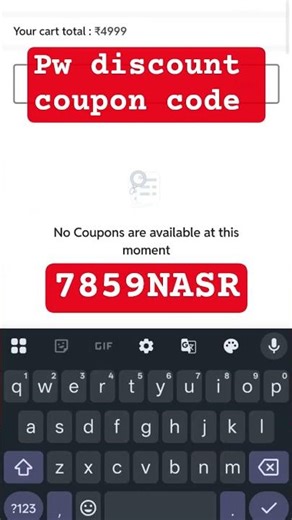Pw coupan code 2027 batch pw latest coupan code #pw# pw coupan code # pwcoupan code 200 RS#pwcoupon