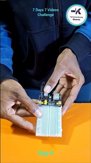 Breadboard Power Supply Module Testing #shorts #TechnicalKanhaShorts