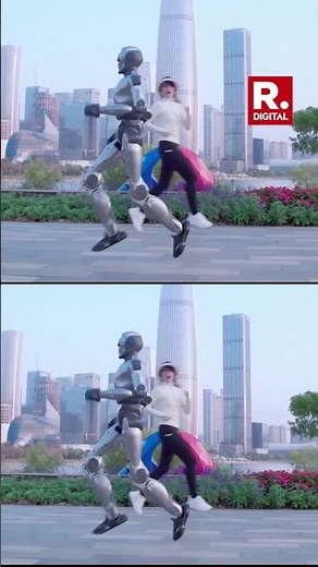 Chinese Humanoid Robots Showcase Modern Dance & Front Flips In Shenzhen