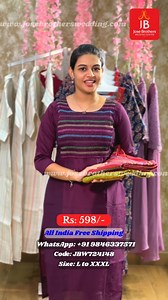Budget friendly slub silk in three shades.. Purple, meroon and greentouch yellow shades.. Neck round... Yoke gives to smokey works.. Sleeves 3/4..slitted with lining kurthi... Rate - 598/- Size - L to XXXL Pdt code - JBW724148 --------------------------- Place Order Only through This WhatsApp Number: 9846337571 --------------------------- We will not contact you from other numbers, beware of fraudulent activities. #jbwedding #josebrothers #Kozhikode #calicut #kerala #free #shipping #shopping #ku