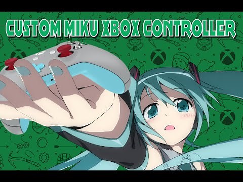 Hatsune Miku custom XBox One Controller