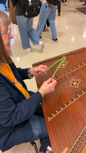 🎶 How do you keep a song alive for generations? For almost three decades, Pat Harper, along with many others, has carried on that Appalachian tradition at Mountaineer Week, sharing the tunes she learned by ear. 💛💙 | West Virginia University