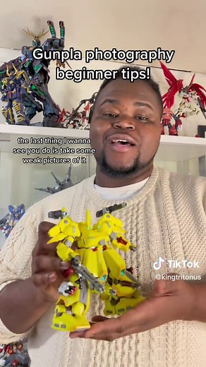 Gunpla photography tips! Help your boy get to 10k followers so I can start putting these tutorials in a playlist 🙏🏿 #gundam #gundamtiktok #gundamcommunity #gunpla #toy #plamo #plamodel #hobby #nerd #fyp #gundampros