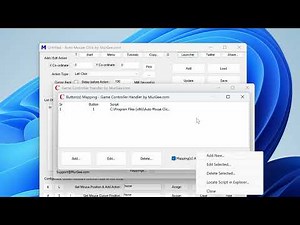 Game Controller Handler Software to Map Gamepad Buttons to Execute Macro Script