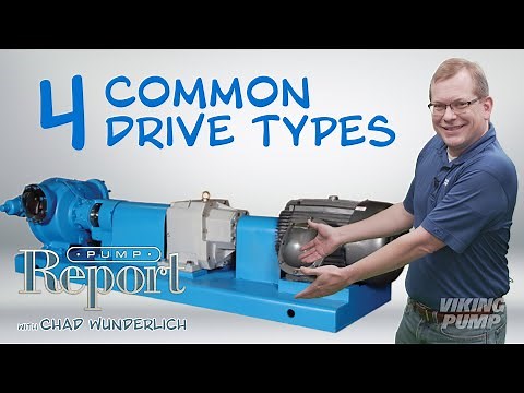 How do you connect a pump to a motor? Here are FOUR common drive types