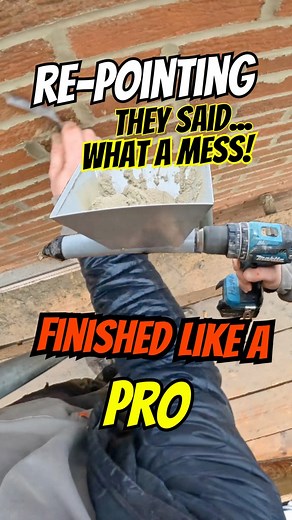 8.7K views · 37 reactions | Pointing brickwork like a pro, its just been mate easier .#construction #constructiontips #constructionworker #constructionequipment #constructionindustry #bricklaying #howto #Brickwork #bricklayer #repointing #bricklaying #homeimprovement #mortar #building #constructionuk | Craig Todd Brickwork & Developments | Facebook