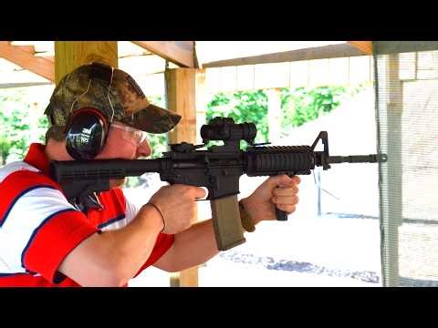 Tommy Gun 45 ACP, H&K MP5 9mm Parabellum and AR-15 5.56 Nato, Some old footage I found today :-)