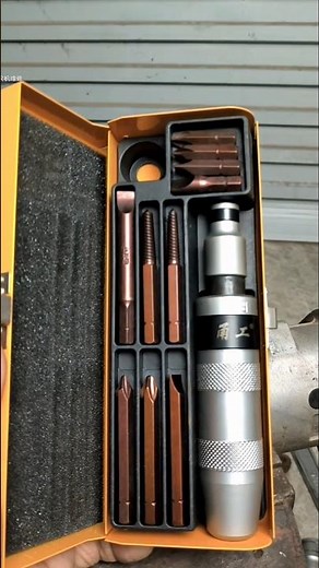 Impact screwdriver set loosen rusted screws and nuts handle screwdriver bits and screw extractors