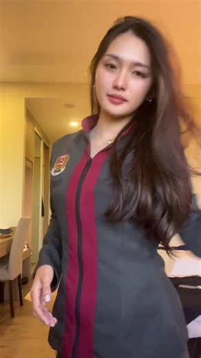 Hotel Room Dance Performance in Dark Uniform