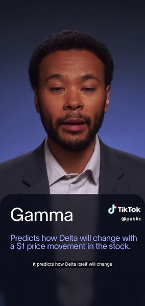 Part 4: The Greeks In options trading, the Greeks are mathematical parameters that can help you better understand and manage the behavior and risk of options contracts. #OptionsTrading Disclosures: Investors must review the Options Disclosure Document (ODD): public.com/ODD. Options are risky and not suitable for everyone. See Fee Schedule and Options Rebate T&Cs: public.com/disclosures. Brokerage services for US-listed securities and options offered through Public Investing, member FINRA & SIPC.